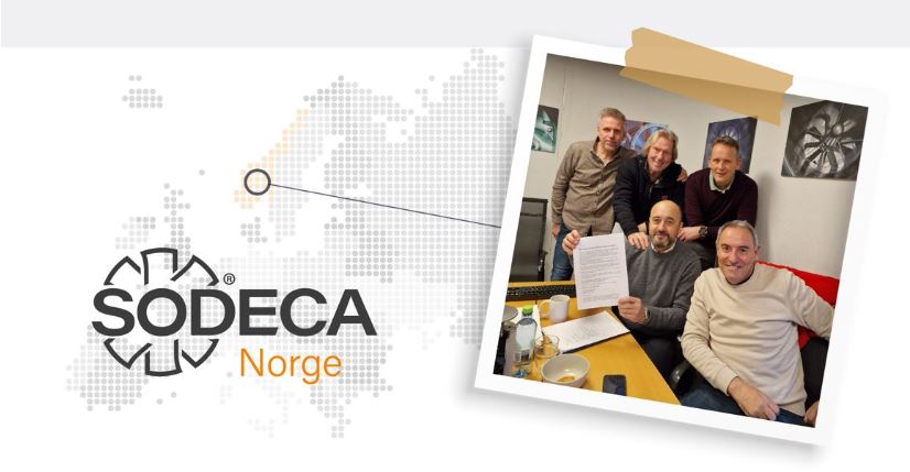 SODECA continues to grow with the incorporation of SODECA Norge